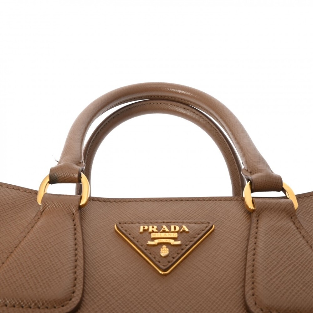 Prada Brown Saffiano Handbag - Picture 4 of 11